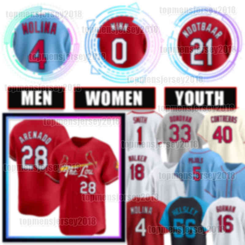 Nolan Arenado Baseball Jersey Masyn Winn Walker Yadier Molina Cardinales The Lou Lars Nootbaar 2024 City Connect Gorman Ozzie Smith Willson Contreras Albert Pujols