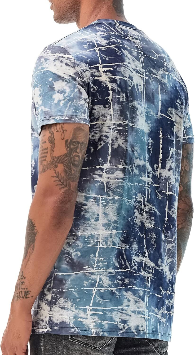 Mens T shirt Mens Hipster Hip Hop Short Sleeve Print T-Shirt Shirts Men tee Casual tops summer clothes Fashion