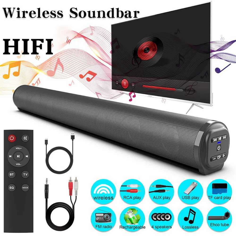 Sound Bar TV Sound System Speaker Wireless Subwoofer Bass He Theater Rechargeable Lound Portable Speaker Y250226