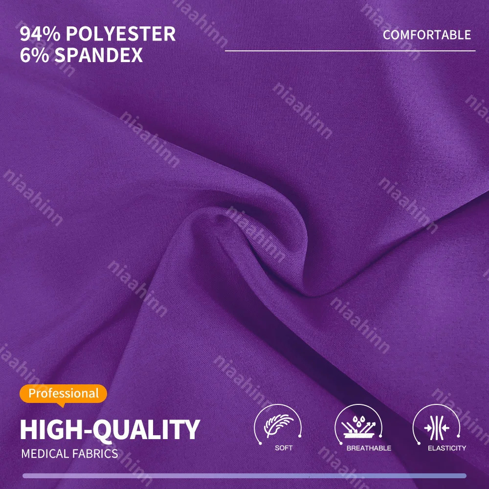 Hospital Clothes Uniform Women Scrub Set Doctor Nurse Accessories Dental Clinic Scrub Set Beauty Salon Workwear 250225