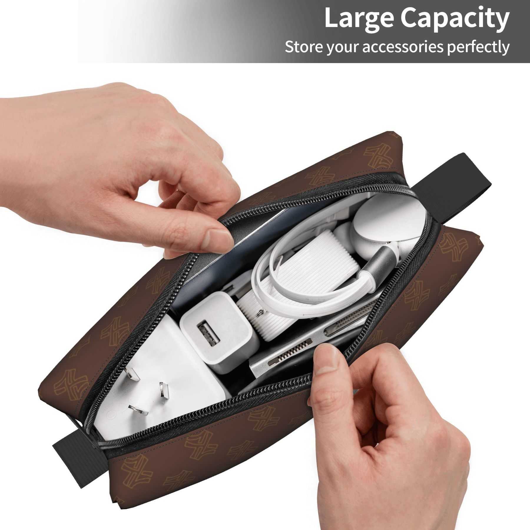 NXY Data Cable Organizadores Box Simple Handheld Travel Bag Portable Digital Gadgets Storage Bag Bluetooth Earphone Charger Organizer Case Hip