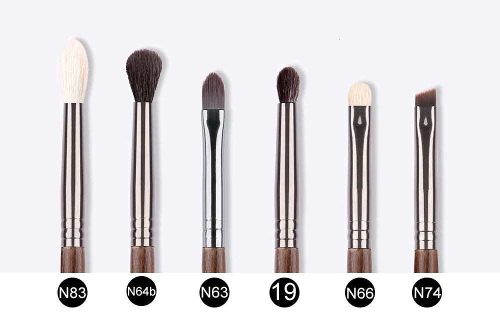OVW 12pcs Eye Shadow Nature Hair Eyeliner Eyebrow Lip Cosmetic Beauty Makeup Brushes Tools 250224