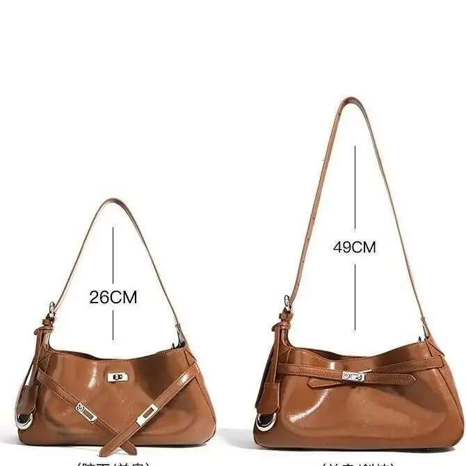 Genuine Leather Designer Bag Handbag Ladies Women's Fashion 2025 Branded Women Original Brand Bags