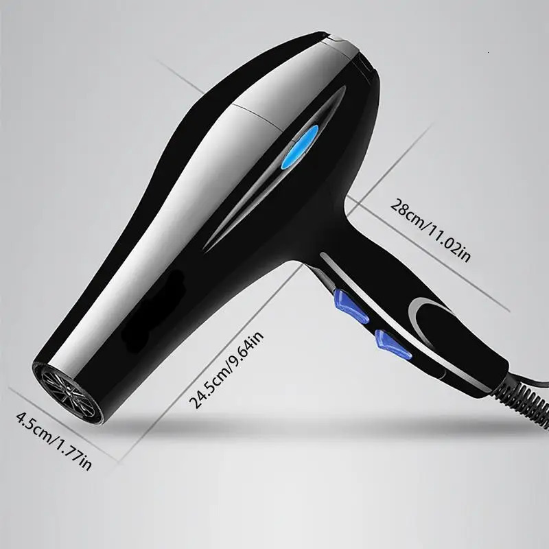 High-Power 2200W Ion Hair Dryer Cold Air Mode Cold Air Mode Powerful Hair Dryer With Diffuser For Women 250226