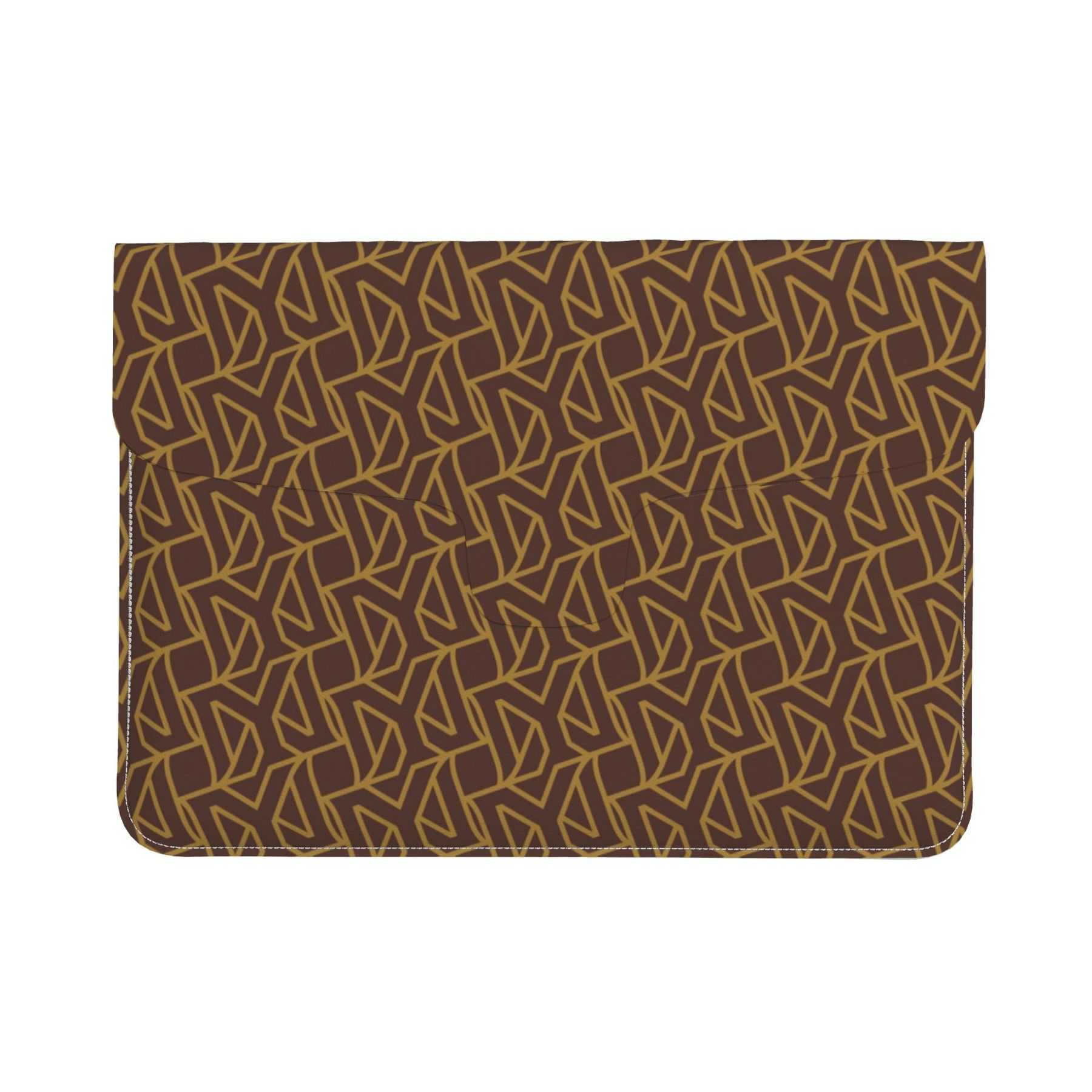 NXY Laptop Bag For Notebook Cover Shell Accessories Unisex Sleeve Envelope PU Leather Sleeve Case Large Capacity Laptop Shoulder Bag Hip