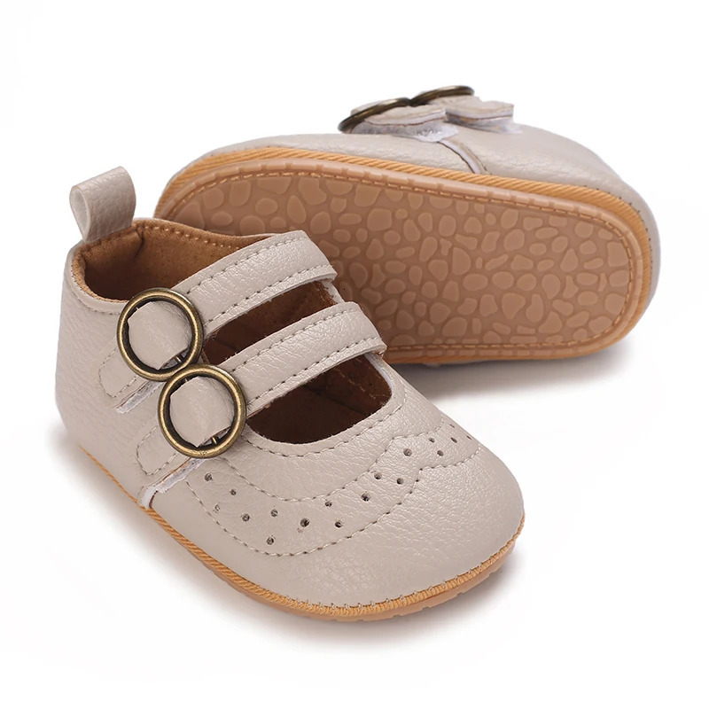Girl Baby Soft Bottom Bow Princess Wedding Dress Mary Jane Flat Bottom Walking Shoes born Lightweight Baby Sports Shoes 250226