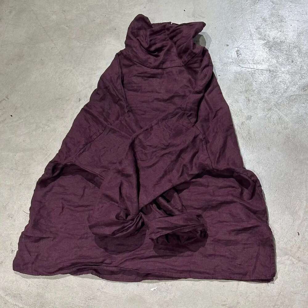 Solid Cotton En Turtleneck Shirts For Women Tops Korean Clothes Elegant Artist Ethnic Style Streetwear New Vintage Pullover