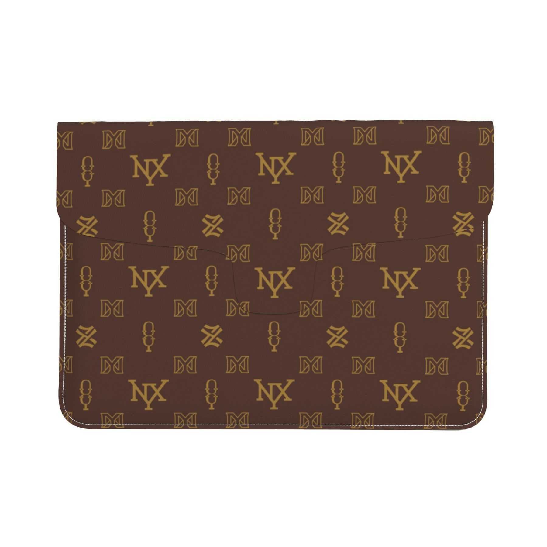 NXY High Quality Leather Laptop Sleeve Simplicity And Ultra-thin Laptop Bag Case Sleeve For Notebook Business Computer Bag Envelope Organizer Bag Hip