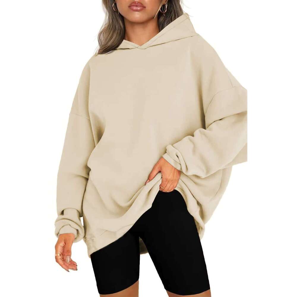 Long Sleeve Womens Ladies Winter Fleece Hooded Sweatshirts Shirts Hoodies Hoody Pullover For Women Breathable High Quality