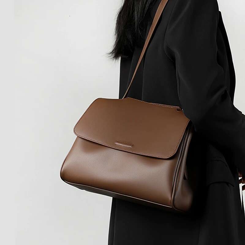 Toptrends Vintage Cow Genuine Leather Tote Shoulder Bags For Women 2025 Designer Messenger Satchel Office Ladies Handbags