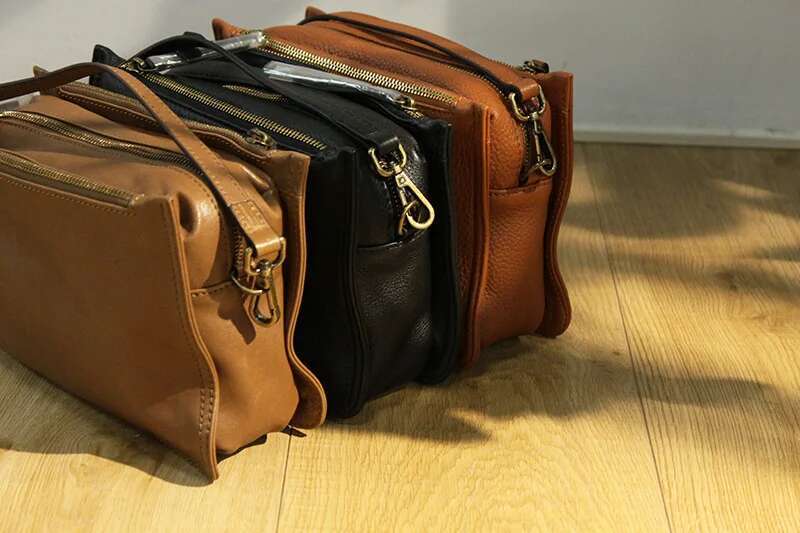Women's Shoulder 2022 Soft Genuine Leather Zipper Handbag Design Bag Vintage Crossbody Bags Bolso Mujer