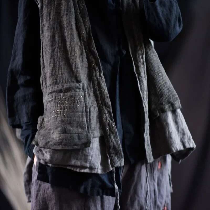 Cotton En Vests Spring Designal Tanks Tops Women Vintage Sleeveless Blouse Casual Irregular Lace Up Fake Two Ed Blusas