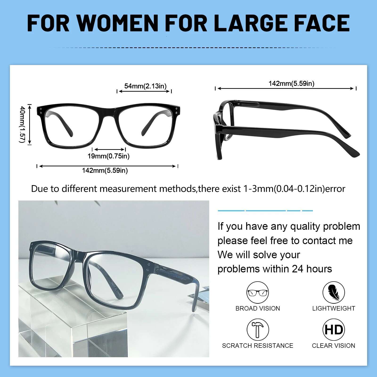 Reading For Men Hypera Optical Eyeglasses Frame Rectangle Presbya Glasses Classic Eyewear Magnifying Readers +1.0