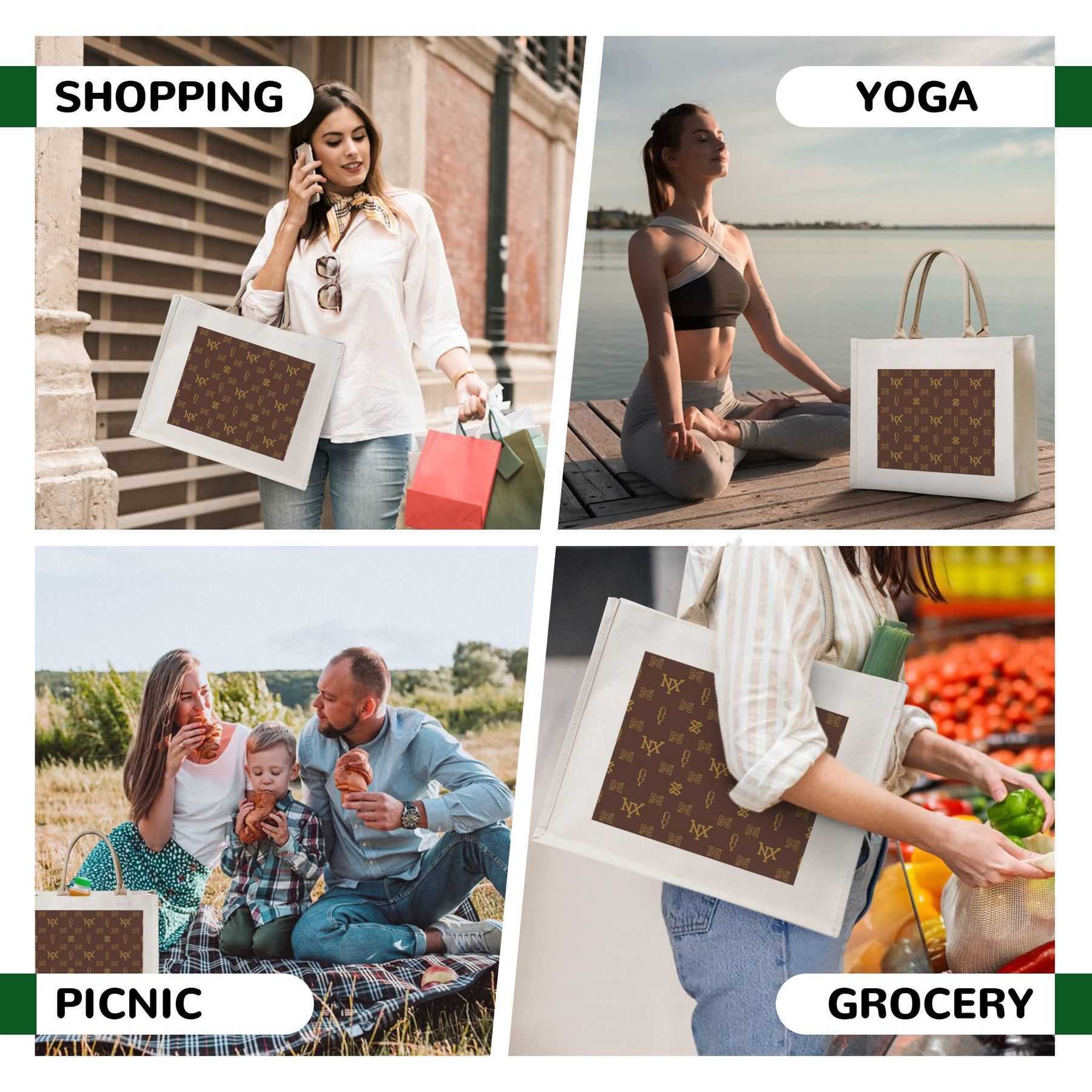 NXY Shopping Bag Women Handbag Shoulder Bag Ladies Shopper Canvas Bag Commute Large Capacity School Tote Bag Designer Bag Hip