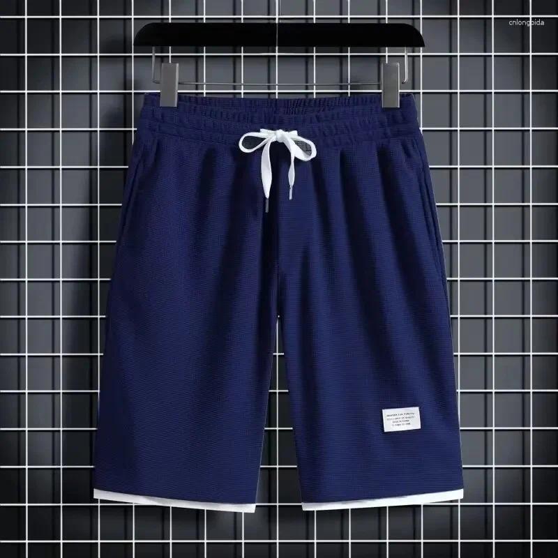 Mens Tracksuits Casual Sportswear Loose-Fit Summer Outfits Korean Trendy Short Sleeve T-shirts 2-Piece Sets