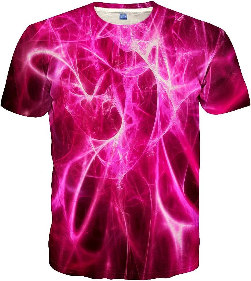 Mens T shirt Unisex 3D Graphic Print Shirts for Mens Women Casual Short Sleeve Tee Shirts Top tee Casual tops summer clothes cool