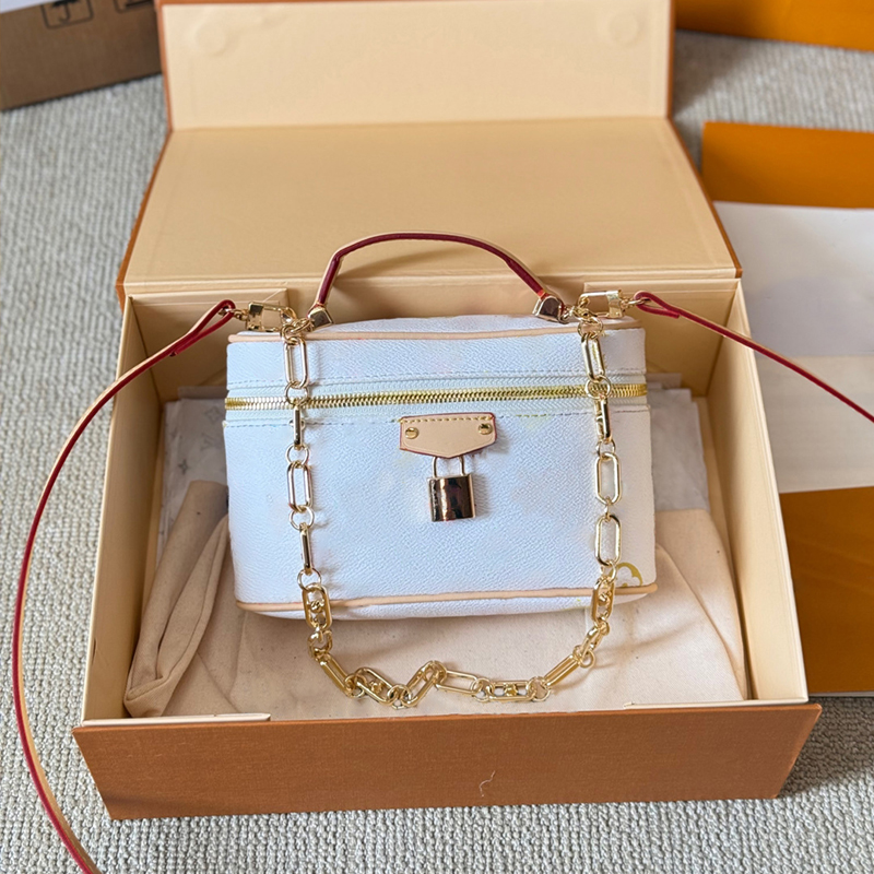 Bages de cosmétique Cas de femmes Sacs de vanité Chaîne Socle Dacs Hands sacs de toilette Sacs d'articles de toilette Cosmetic-Nice Makeup Makup