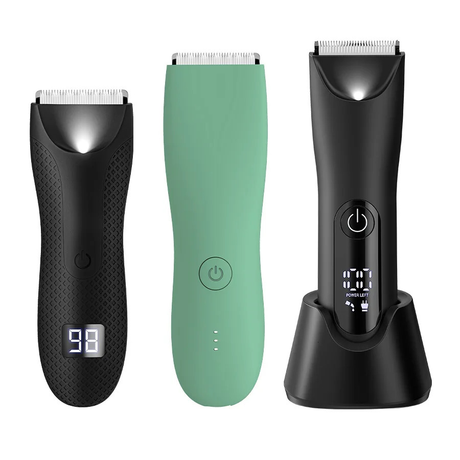 Professional Body Hair Trimmer Groin Body Manscape Trimmer For Men Electric Ball Shaver Groomer Pubic Grooming Clipper Male R 250226