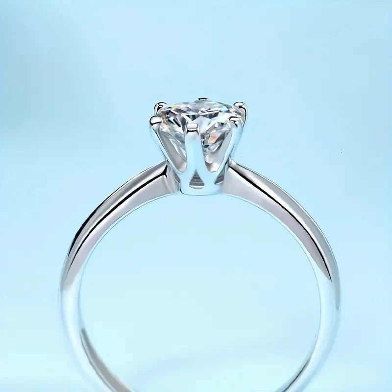 1Carats Ring 925 Sterling Silver For Man and Women Suitable For Daily Wear and Gift For Engagement Wedding Ring 250220