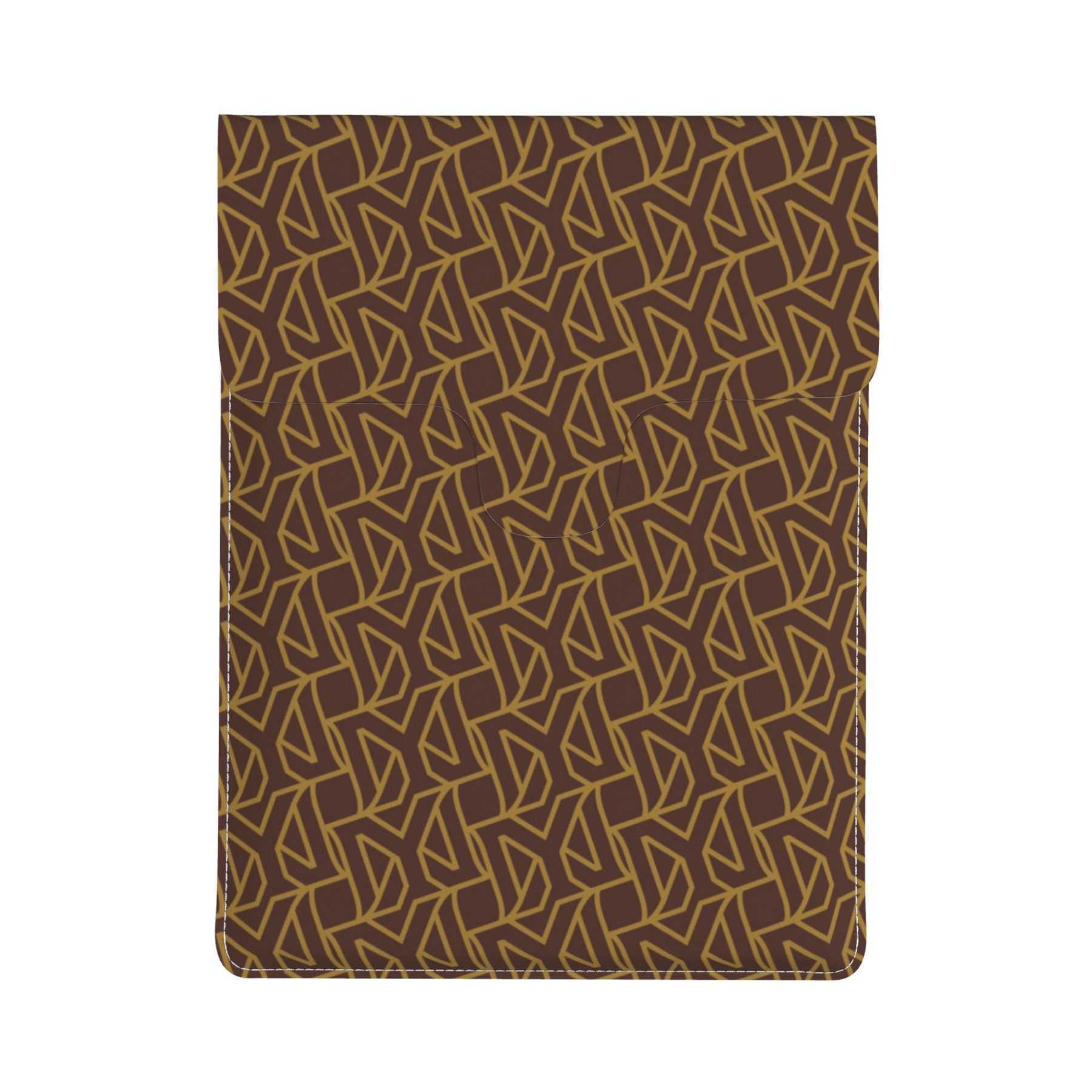 NXY Leather Laptop Sleeve Slim Tablet Case Cover Bag for Notebook Solid Color Tablet Storage Bag Hip