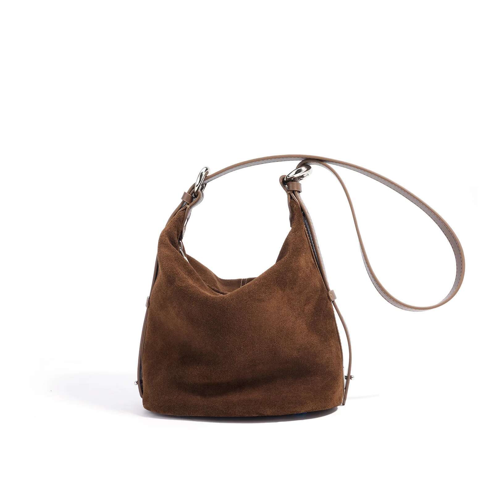 Shoulder Rectangular Bags High Quality Original Designer Women's Suede Leather Bag Genuine