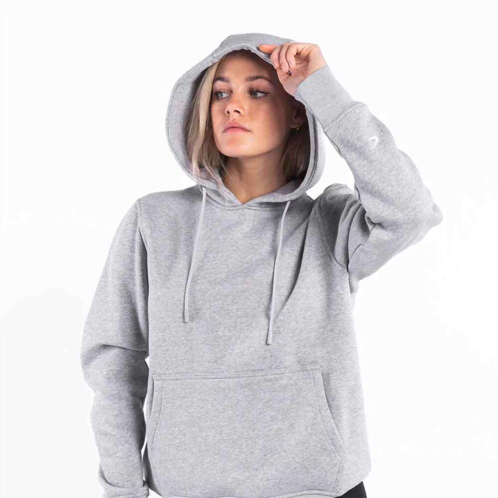 2023 Autumn And Winter Plus Fleece Thickened Embroidery Hoodie Women's Loose Fashion Student Hoodies