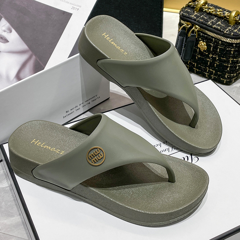 free shipping 2025 Slippers designer sandals for womens Platform flip flops ladies sliders shoes casual Slipper woman outdoor shoes