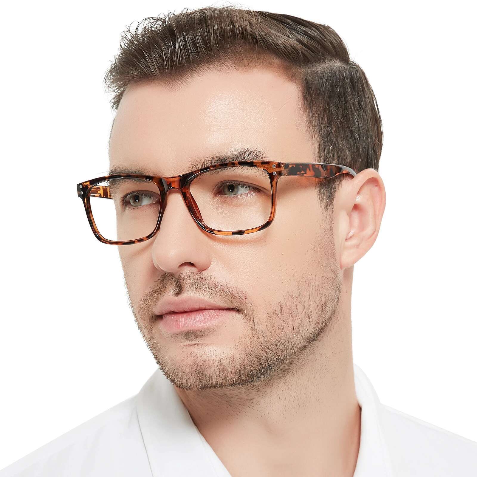 Reading For Men Hypera Optical Eyeglasses Frame Rectangle Presbya Glasses Classic Eyewear Magnifying Readers +1.0