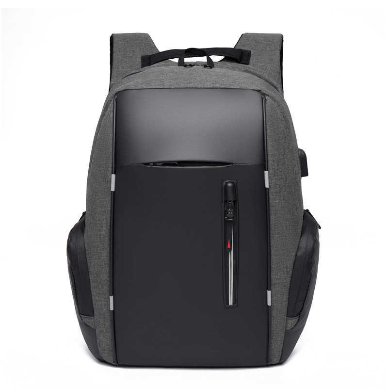 Business Backpack For Men High-quality Anti-theft Backpack Large Capacity Multifunctional Usb Charging Computer Backpack Waterproof Day Travel Bag 241