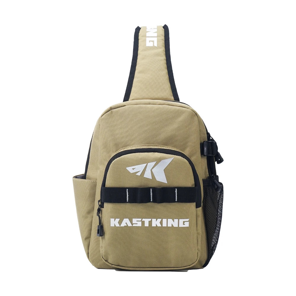 KastKing Bait Boss Fishing Sling Tackle Bag Fishing Shoulder Backpack with Rod Holder Cross Body Sling Bag 250226