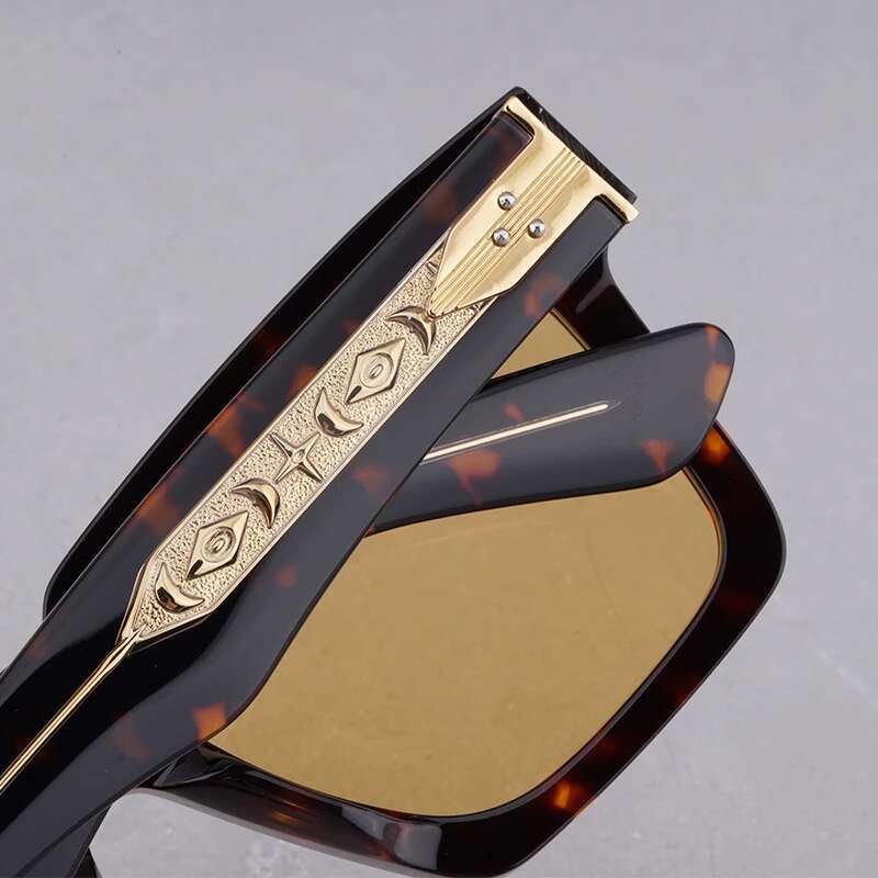 Sunglasses Belize Vintage Square Acetate Sun for Zonnebril Voor Mannen Glasses Men Sunglass