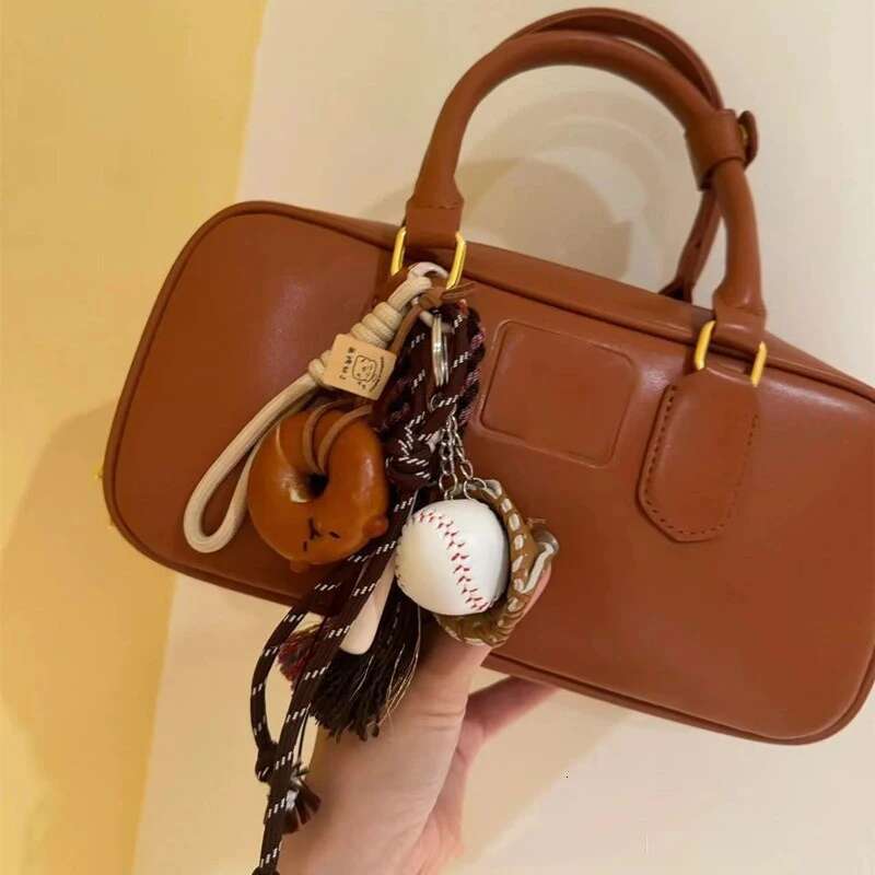 Charm Dahund Weaving Rope Sausage Dog Camerchain Diy Pendant Decoration Bag Parts & Accessories Couple Gifts