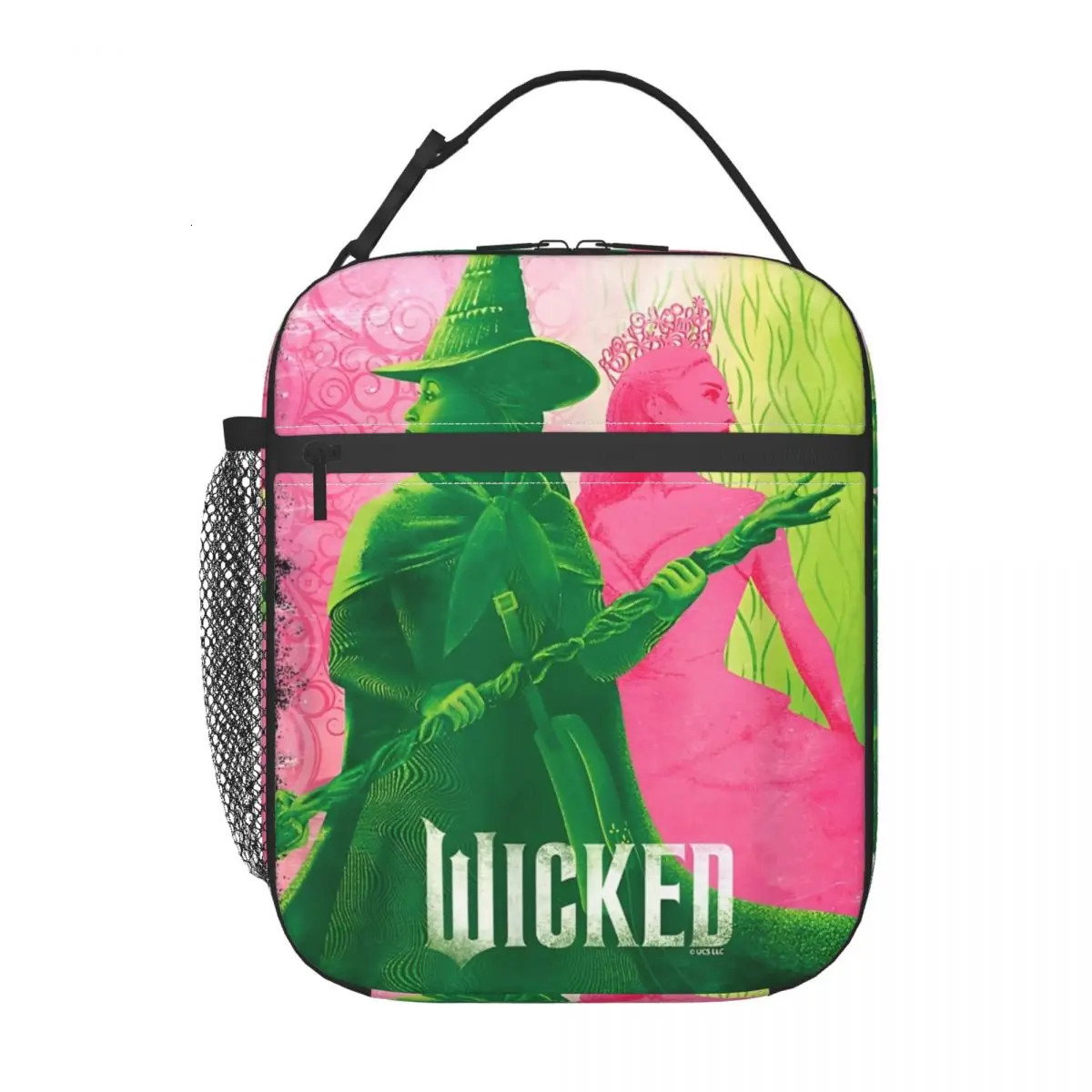 Wicked Elphaba Glinda Tonal Insulated Lunch Bag Office Musical Movie Food Box Portable Fashion Cooler Thermal Lunch Box 250225