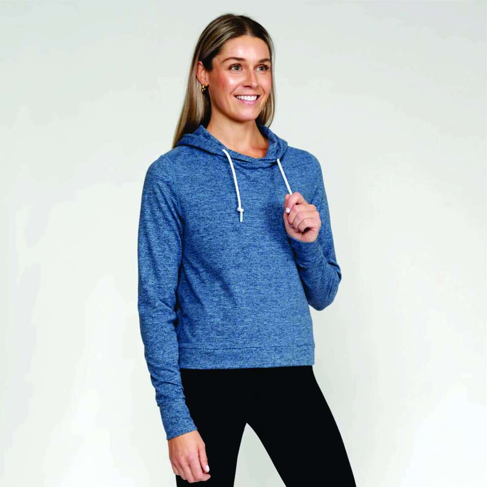 Womens Workout Performance Hoodie - Comfortable, Stretchy, Perfect For Fiess And Outdoor Activities