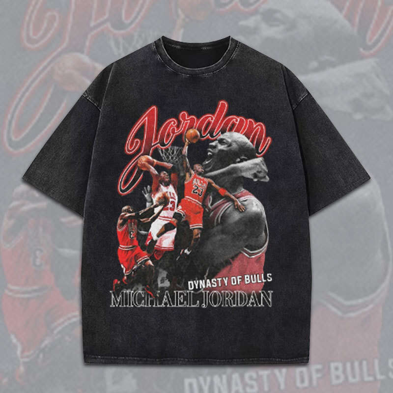 2025 Summer New Air Legend Basketball Short sleeved Men's and Women's American Trendy Brand Pure Cotton T-shirt