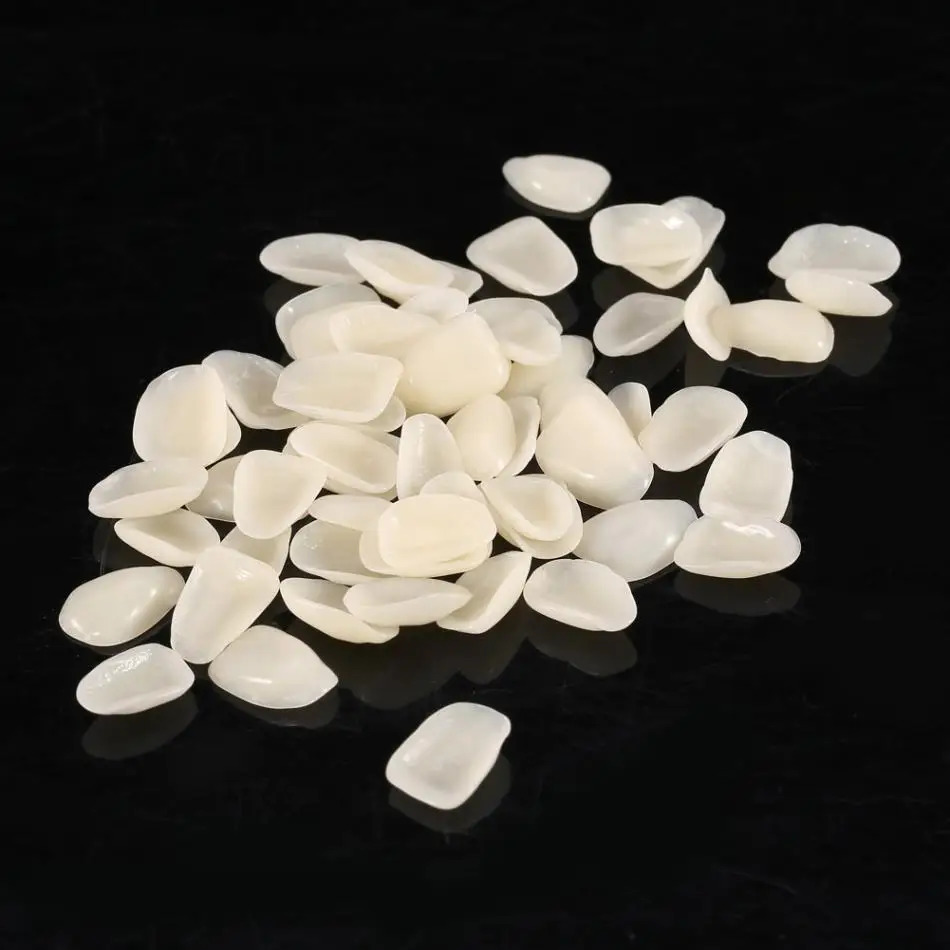 500 PCS Teeth Veneers Resin Temporary Crown Ultra Thin Repair Whitening Sets Dentist False Tooth Oral Care Cleaning Materials 250226