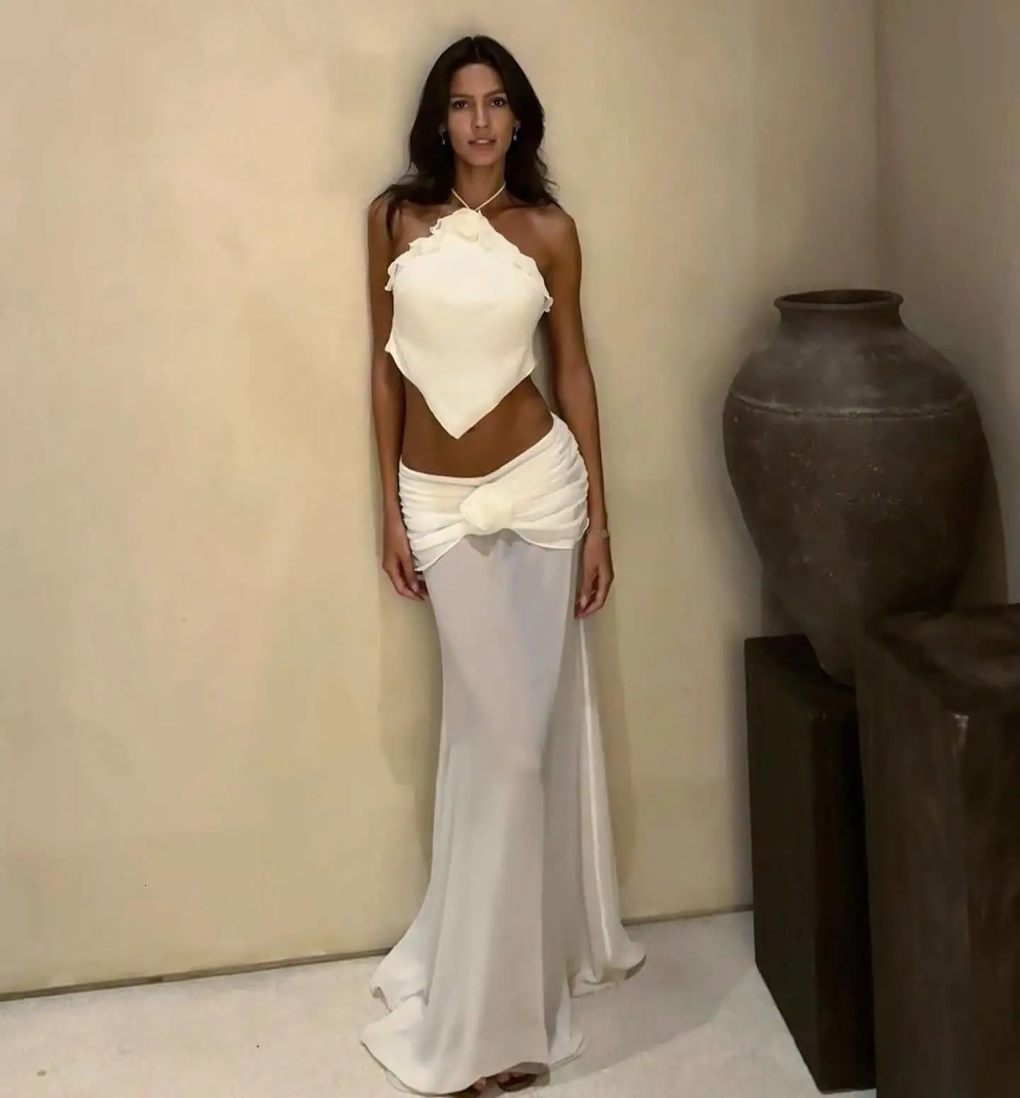 SEAURAL 2025 3 Pieces Sexy Bikinis Sets Backless Hollow Out Beachwear Sexy Womens Swimsuit Cover-ups Strappy Beach Wear 250225
