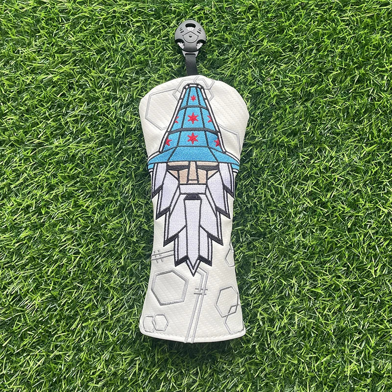 robot wizard Golf club cover wood cover Golf club shaft fairway wood cover Golf club head Protective Cover robot wizard 250226