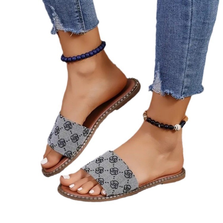 free shipping new Slippers designer sandals for womens flat sliders shoes casual Slipper woman outdoor shoes size eur 36-43