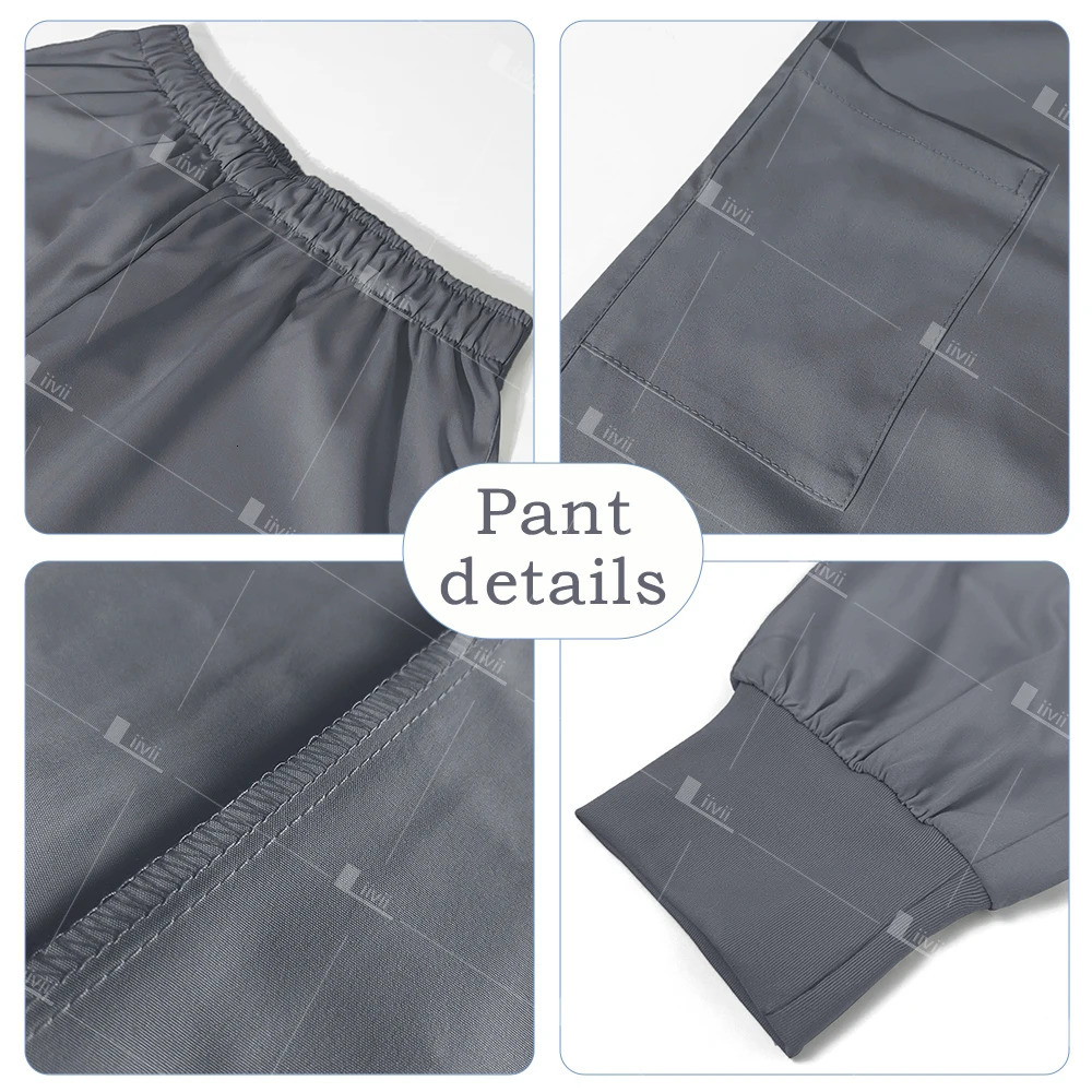 Uniforms Woman Scrub Set Nurse Beauty Salon Workwear Clinical Scrubs Top Pants Spa Doctor Nursing Clinical Suit 250225