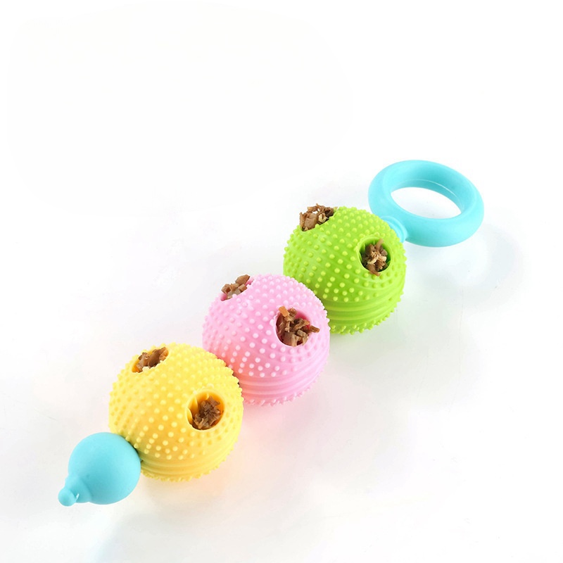 Dog toy teether , bite resistant, teeth cleaning dog toothbrush, food dispenser dog toys grinding rods, bite resistant teeth, bone cleaning toothbrush