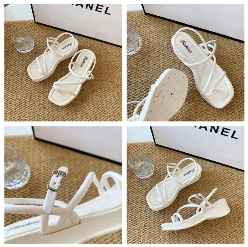 2025 New Designer Women's Wedge Slippers Soft Rubber Material Comfortable Height Raising Sandals Outdoor Beach Waterproof Slippers