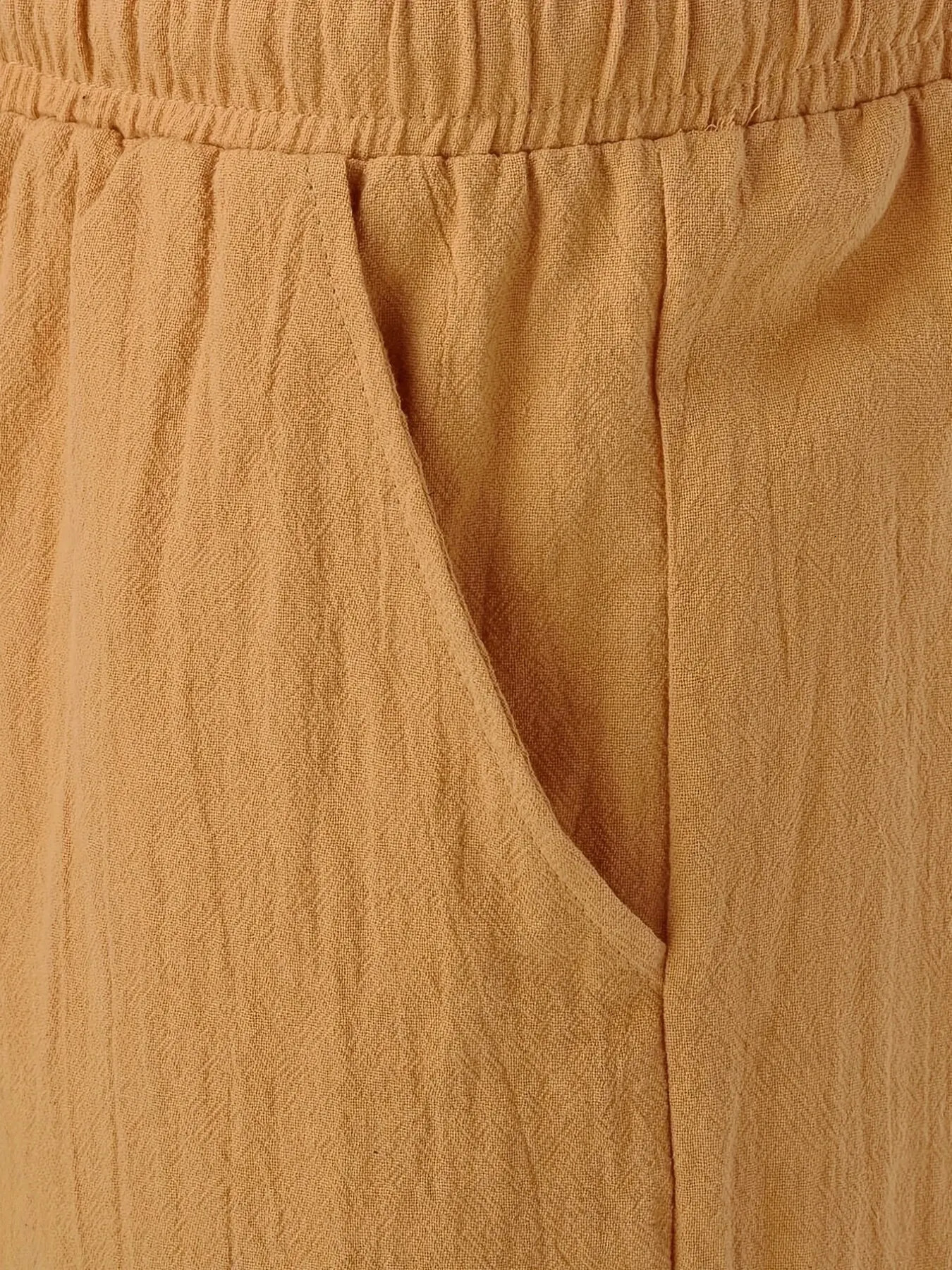 Summer MENS Cotton and Linen Shorts Drawstring Elastic Waist Straight Leg Solid Color Breathable Daily Beach Five Casual Pants 250225