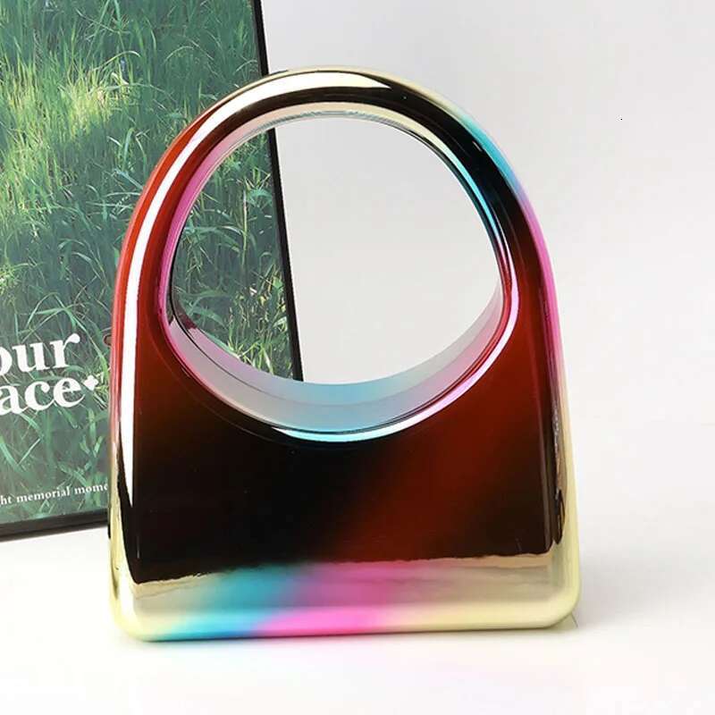 Golden Acrylic Glossy Box Evening Party Fashion Women's Small Square Crossbody Bag totes handbags women