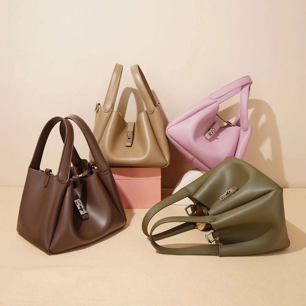 Fashion Women's Custom Letters 2025 Female Hobo Shoulder Handbags Personalize Name Bucket Rectangular Tote Bags