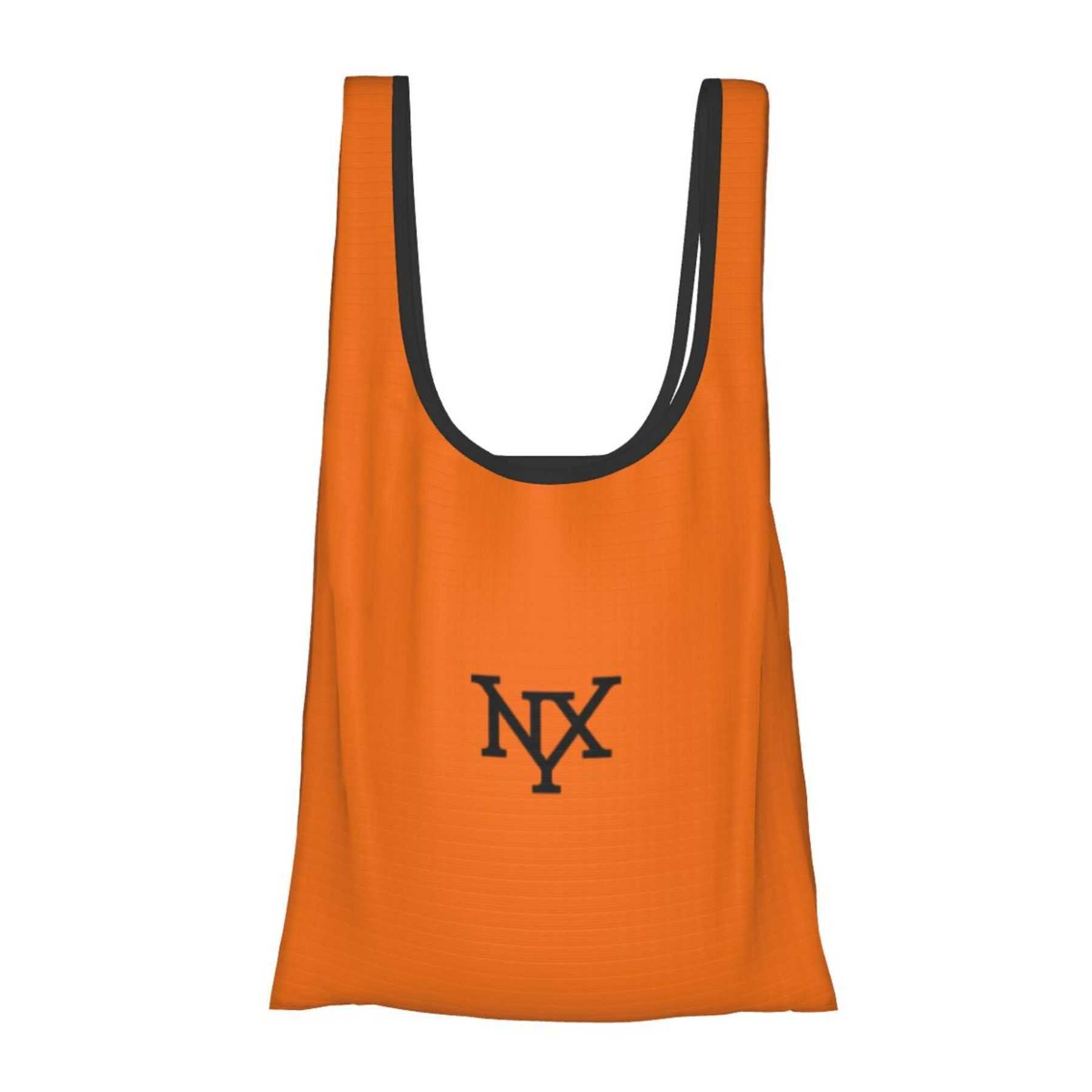 NXY Solid Color Shoulder Bag Fold Eco-friendly Shopping Bags Large Capacity Designer Bag Reusable Tote Handbag Environmental Protection Foldable Bag H