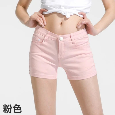 Summer Womens Casual Jeans Shorts Ladies Solid White Black Denim Shorts Female Slim Leisure Denim Shorts Feminino 250226