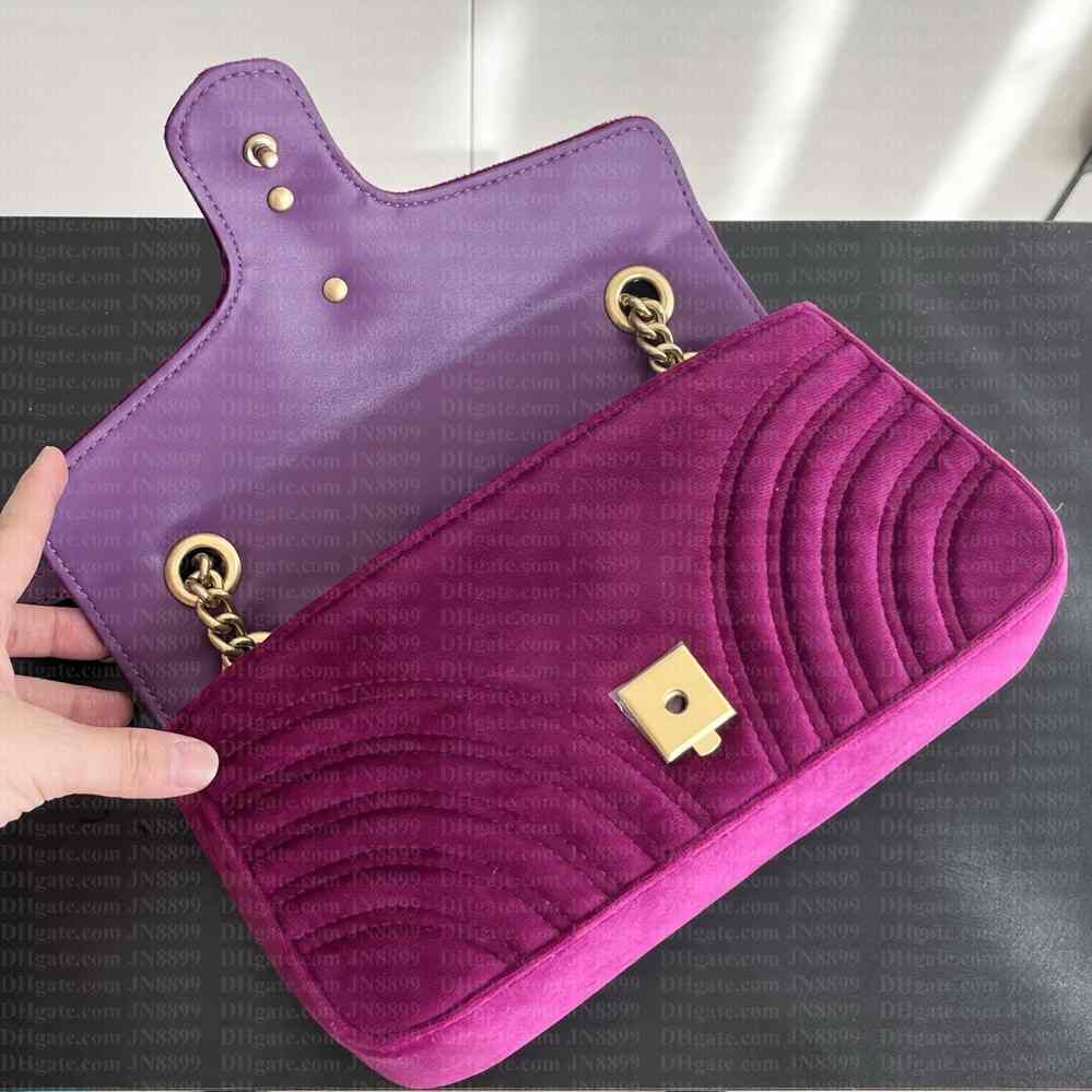 Designer Bag Women Fashion Handbag Evening Bags Velvet Classic Woman Tote New Black gold chain Leather Shoulder Bag Crossbody Bag Lady Messenger Female Handbags