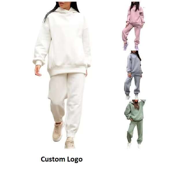 Dropshipping Newest Autumn Women Casual Streetwear Long Sleeve Set Plus Size Hoodie Sweatshirt Export From BD Supplier