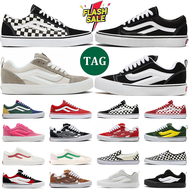 Free shipping designer shoes for men women knu skool casual canvas skateboard sneakers red pink blue black white yellow mens trainers
